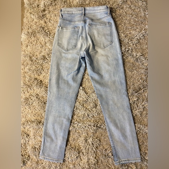 Banana Republic Premium Denim High Rise Straight Denim Jeans Women’s Size 24 - Picture 6 of 9